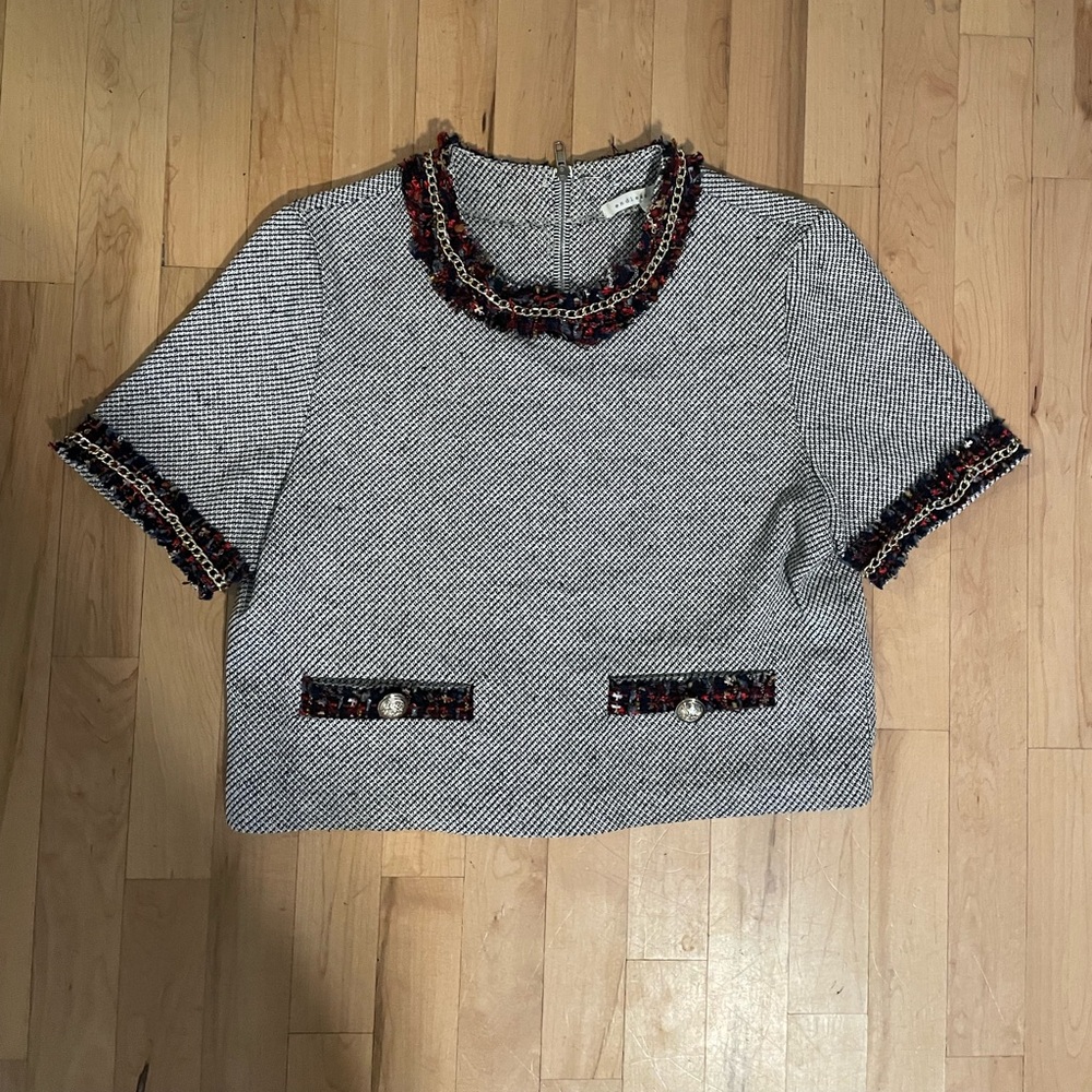 Endless Rose Tweed Crop Top